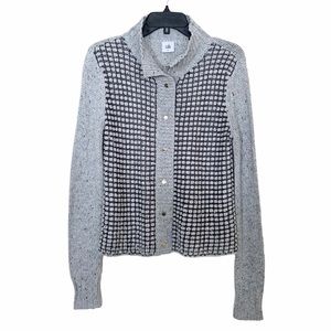 Cabi Gray Knit Sweater Size Small Medium